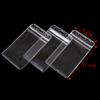 10Pcs Vertical Transparent Vinyl Plastic Clear Id Card Badge Holder
