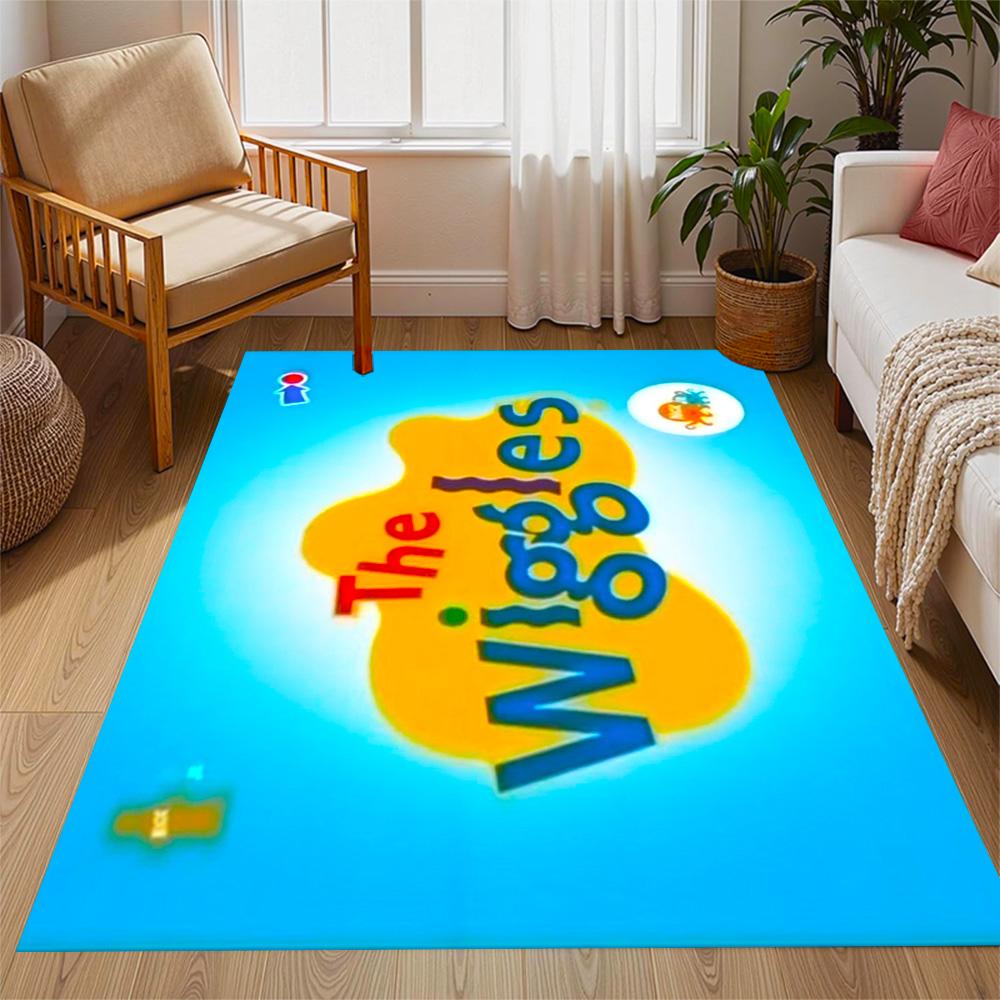 Tappeti Antiscivolo a Tema The Wiggles Singing Show - Arredamento per la Casa in Poliestere, Adatti per Camere da Letto, Soggiorni, Ingressi, Studi e Decorazioni