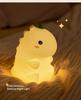 Dinosaur Silicone Night Light: Creative USB Rechargeable Tap Light for Kids' Bedside