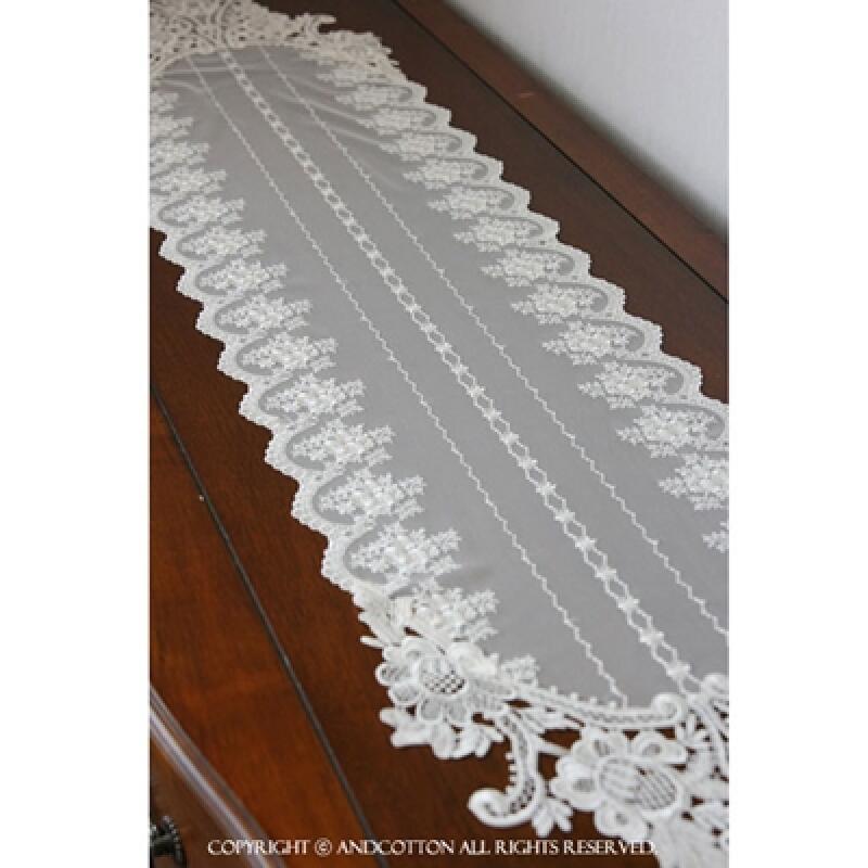 

Flora Elegance Runner [180cm] ivory