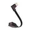 Flat Silicone OTG Data Cable Type C To USB 2.0 Adapter Cord For Connecting U Disk Card Reader Mouse Keyboards