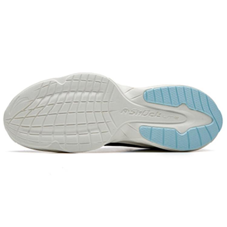 New Anta DuCi1 Cushioned Anti Slip Wear Resistant Breathable Lightweight Low Top Running Shoes Women's Black Blue 122235521-1