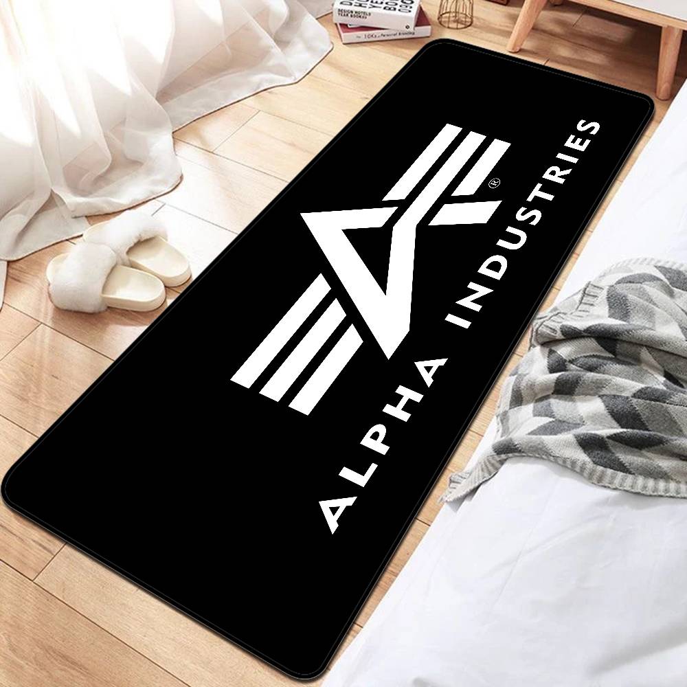 Alpha La Industries Floor Mat Rectangle Anti-slip Home Soft Badmat Front Door Indoor Outdoor Mat Welcome Doormat