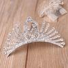 Korean Bridal Rhinestone & Pearl Hair Comb