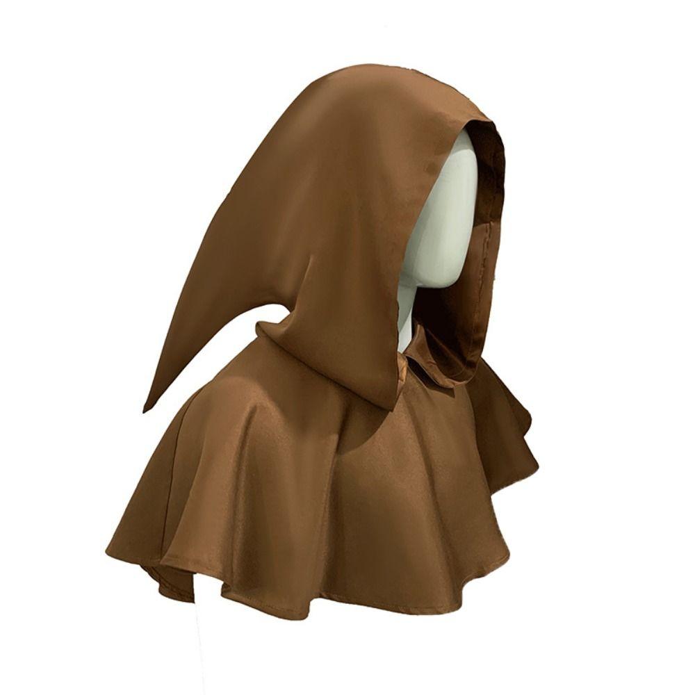 Stretchy Halloween Hooded Hat Multipurpose Medieval Cape Casual Halloween Death Cloak  Adults