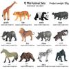 Cross-border Wild Animal Model: Prairie, Brown, Snow, Predator Wolves & Cub Educational Display Toy