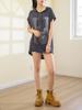 Chic Casual Loose Mid-Length Short Sleeve T-Shirt for Summer - Plus Size Available