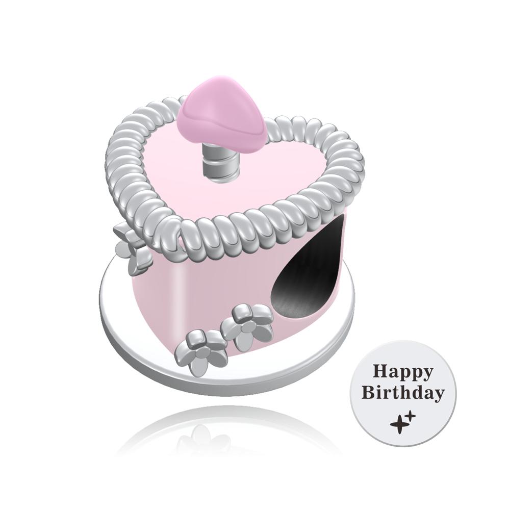 Happy Birthday Copper Bouquet Gift Cake Bow String Decoration Fit Diy Bracelet Necklace Premium Party Gifts