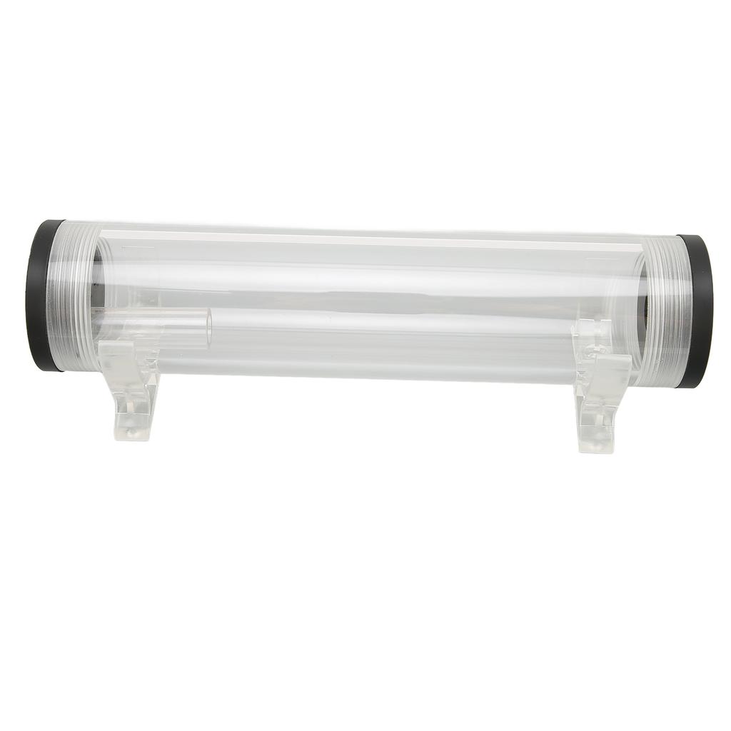Water Cooling Tank 50mm Diameter G1 4 Thread Acrylic CPU Water Cooler Kits with L Shaped Buckle Screws for PC Computer