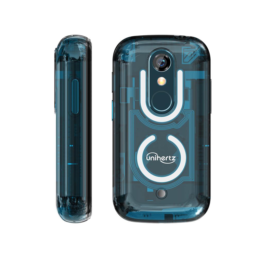 Unihertz Jelly Star Black and Blue Small Screen 3.0 inches Smartphone 4G Android 13 8+256GB