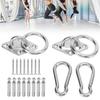Stainless Steel Ceiling Hanging Kit High Hardness Suspension Bracket Hook Hanger for Yoga Hammock Swings