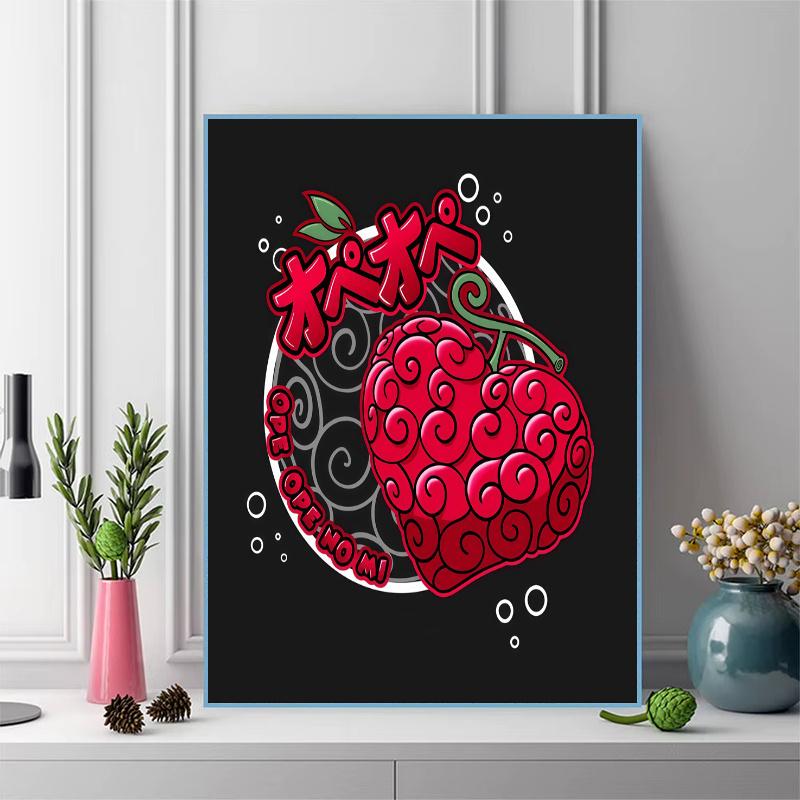 Devil Fruit 100% Round Full Drill 5D DIY Diamond Painting Embroidery Cross Stitch Rhinestone Decor