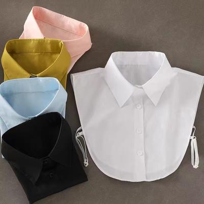 Pure Cotton Fake Collar Women'S Fashion Shirt Collar Spring Four Seasons Universal Decoration Fake Shirt Save Fake Collar