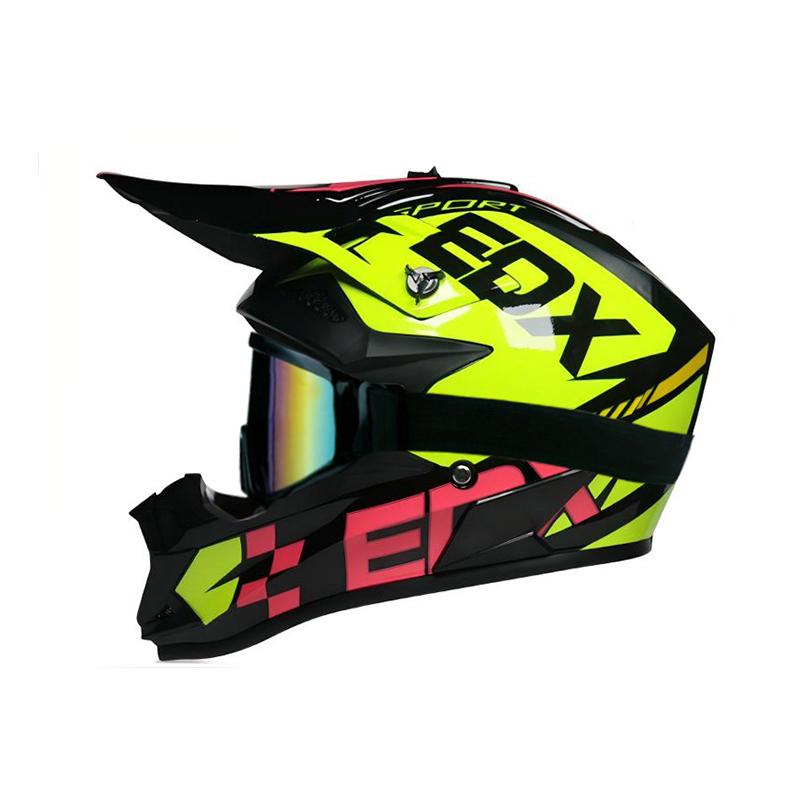 VGV Motocross Safety Helmet Unisex DOT ABS Certified for Men Women Bicycle Downhill ATV Motorcycle Head Protection All Seasons