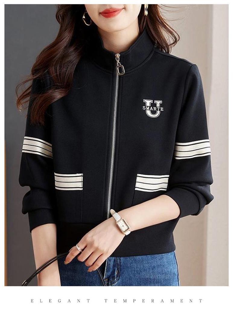 Women's Stylish Petite Cardigan Hoodie Jacket - Spring/Autumn 2025 Fashion