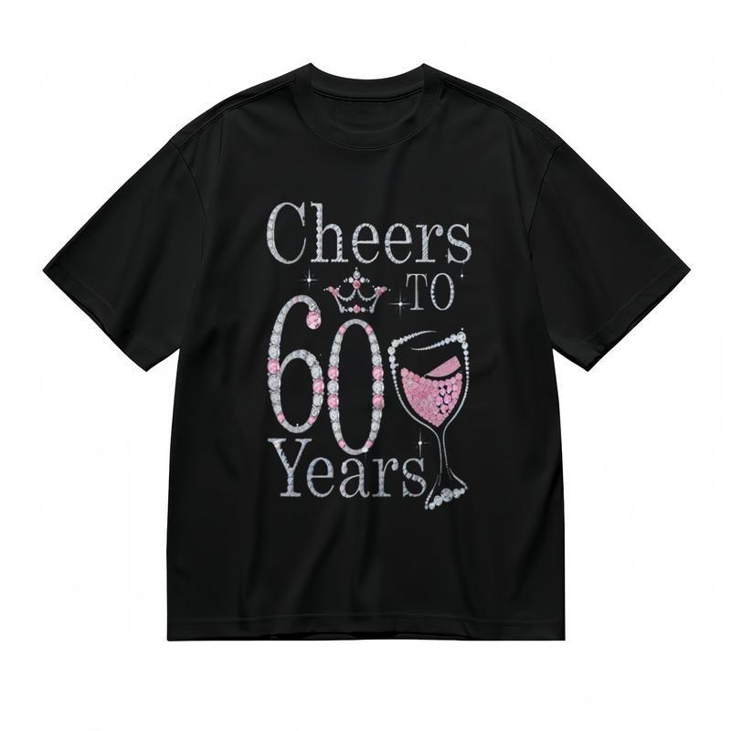 

Men s Comfy Slight Stretch Breathable Classic T-Shirt 60th Birthday Graphic Tee 2XL