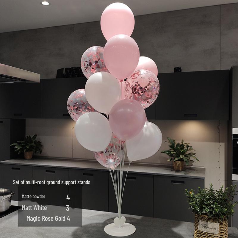 Floating Balloon Stand for Weddings and Birthdays: Room Decoration and Party Pillar.