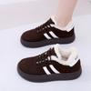 Arrival Winter Women's Fleece-lined Casual Flats Shoes Waterproof Skid-proof Durable Comfortable Warm Women's Retro Shoes