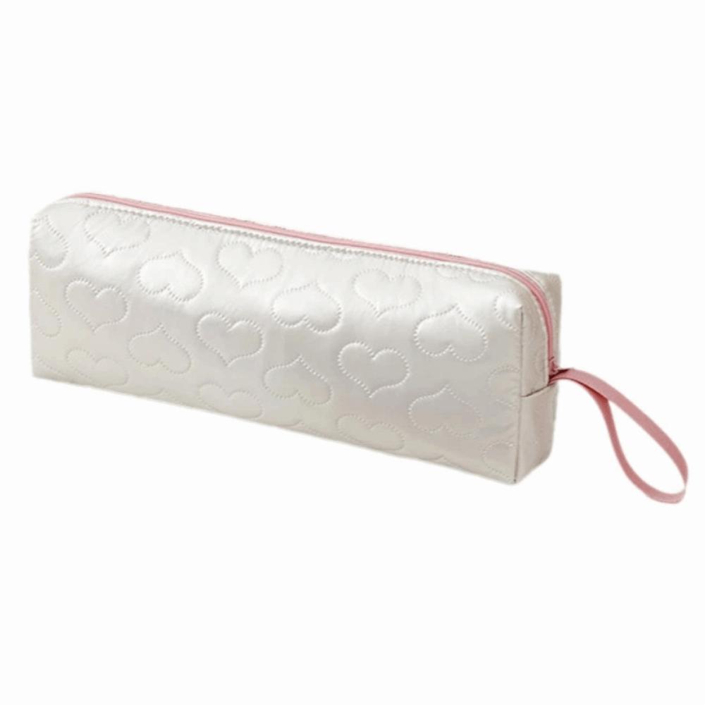 PU Leather Hair Dryer Carrying Case Soft Curling Iron Storage Bag  Cosmetic Storage белый