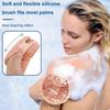 Gentle exfoliating silicone body scrub bath brush Exfoliates and deeply cleanses the skin. The ergonomic handle of the bath brus