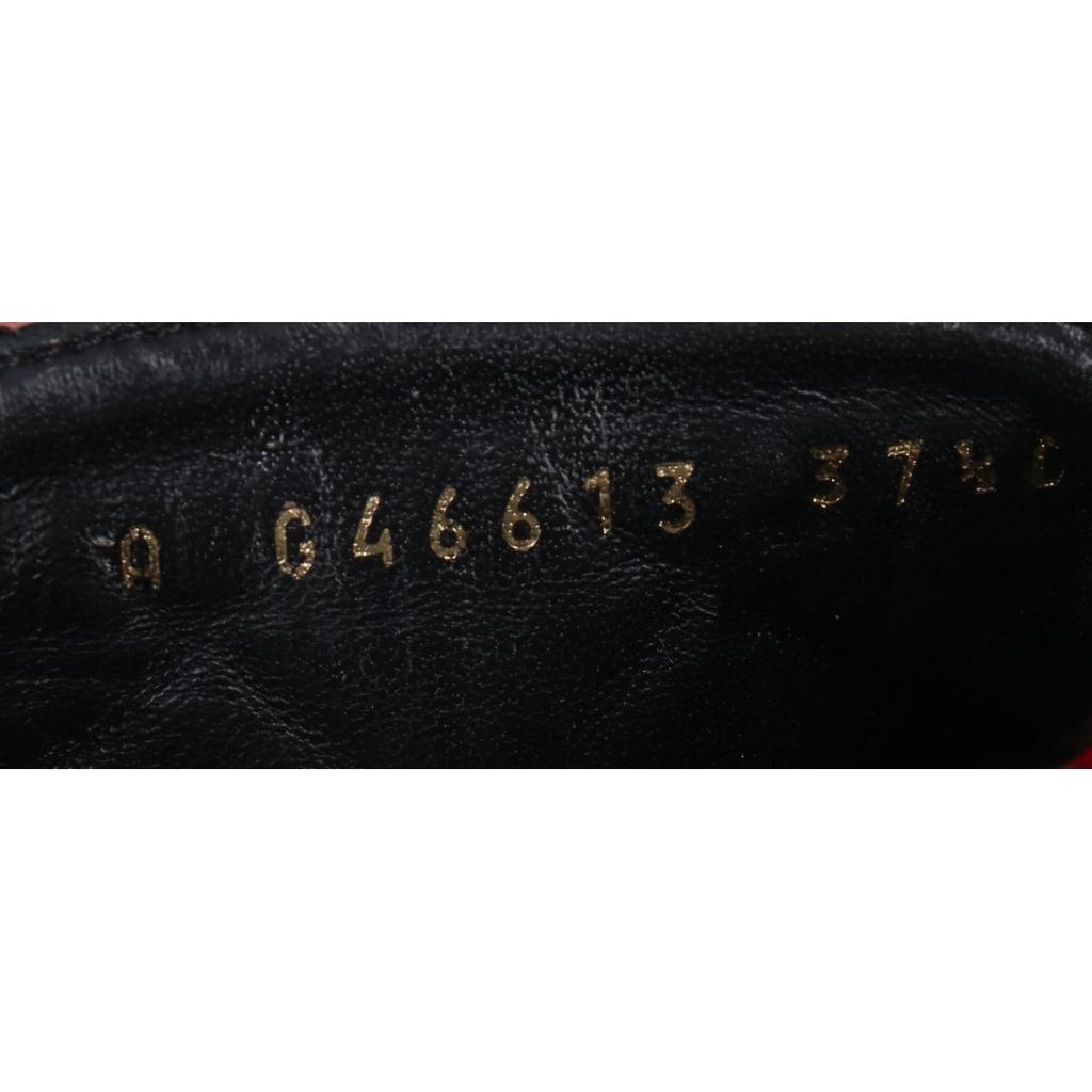 Chanel G46613 CC Logos Matelassé/Kette Plateau Sandalen Schuhe 37 1/2C Schwarz / goldGebraucht