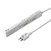 Sanwa Supply Roterende Stikkontakt AC-uttak (4 + Type-C + USB-A, PD20W, Hvit) TAP-B113UC-2W