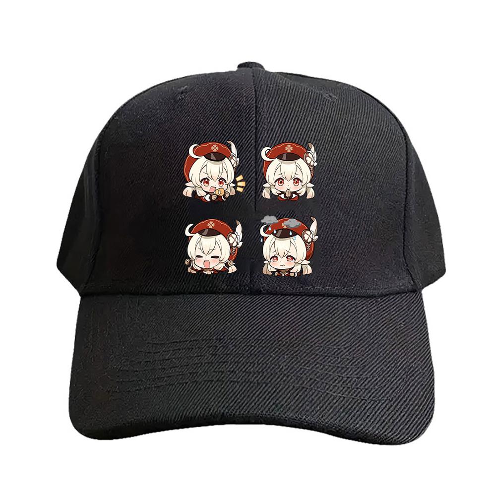 Chibi Klee Genshin Impact Cap Summer Woman Man Adult Casual Fashion Casual Adjustable Fishing Hat Sun Hat