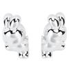 Book Ends Stable Rabbit Shaped Resin Ornament Decorative Bookends for Bedroom Study Shelves Silver