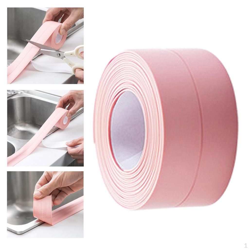 PVC Sealing Strip Tape Wall Sticker Bath Sealant for Corner Floor Toilet