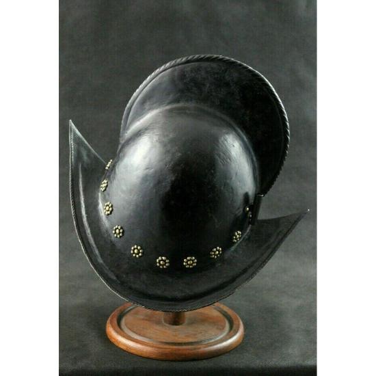 Halloween Martelado 18 Calibre Aço Medieval Morion Espanhol Capacete