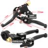 Universal 22mm Aluminum Clutch Brake Folding Lever Fit Motor ATV Dirt Bike