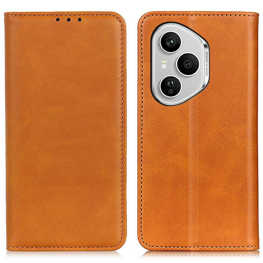 Für Honor 400 Pro 5G (Global) Hülle Spaltleder Flip Wallet Handyhülle