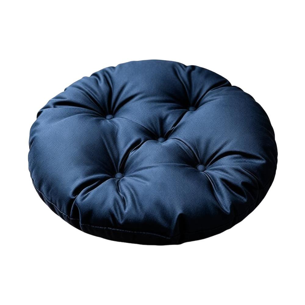 Silk Fabric Chair Cushion Round Sofa Seat Cushion Durable Tatami Mat  for Home&Office