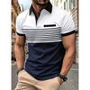 Men's Casual Polo Shirt Digital Printed Short Sleeve Polo