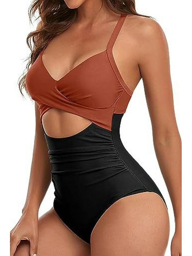 Europäischer & Amerikanischer Sexy Rückenfreier Einteiliger Badeanzug für Damen mit Slim Fit und Hohl-Design