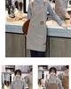 Waterproof Oil-Proof Canvas Apron for Coffee Shop and Kitchen Use