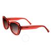 Bertha Ladies Orange Square Sunglasses Brsit101 1