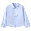 Hacikis Kids' Unisex Retro Striped Long-Sleeve Shirt