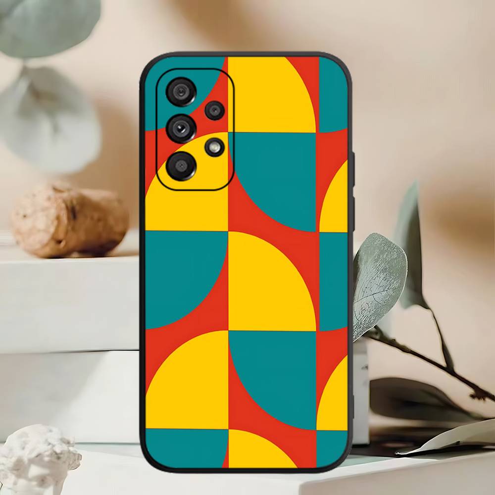 Geometric Bauhaus Art Phone Case For Samsung A 52 53 21 32 13 12 71 31 51 40 72 73 70 22 42 50 30 20 21 Shell