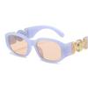 Brand Designer Vintage Sunglasses Woman Irregular Square Fashion Sun Glasses Small Frame Mirror Black Retro
