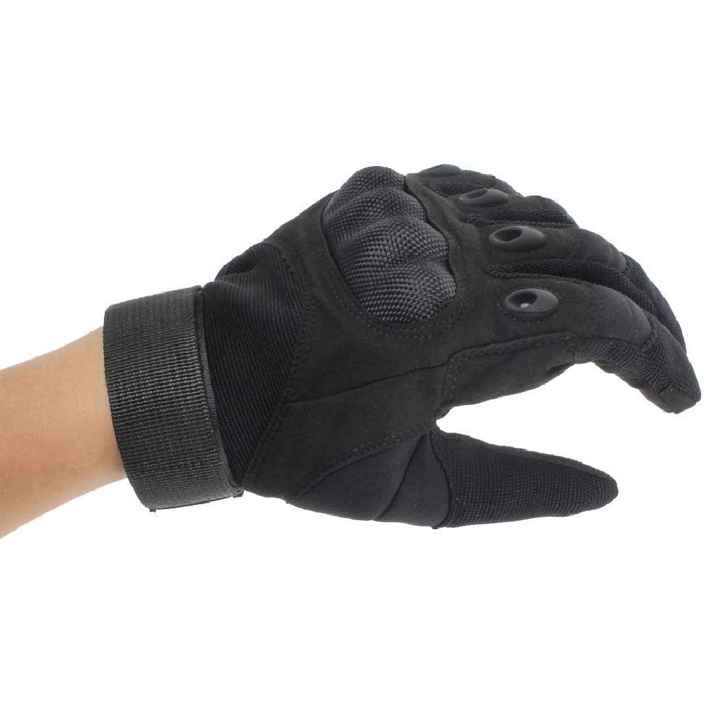 Motorbike Gloves, Motorcycle Riding Gloves Full Finger Motorcycle Gloves Men, Touch Screen ATV Riding Gloves Motorcycle Mens (Black, XL)
