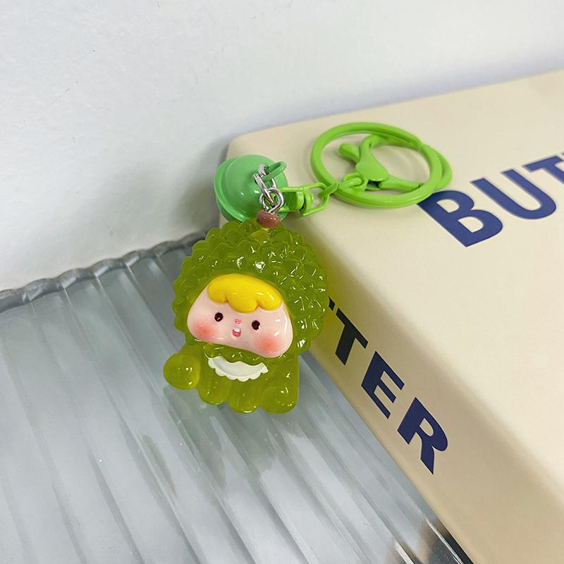

Креативная кавайная смоляная трехмерная кукла-брелок для рюкзака, подвеска, аксессуары, милый сладкий фрукт, автомобильный брелок, маленькие подарки