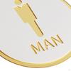 Contemporary Restroom Signage for Stylish Interiors