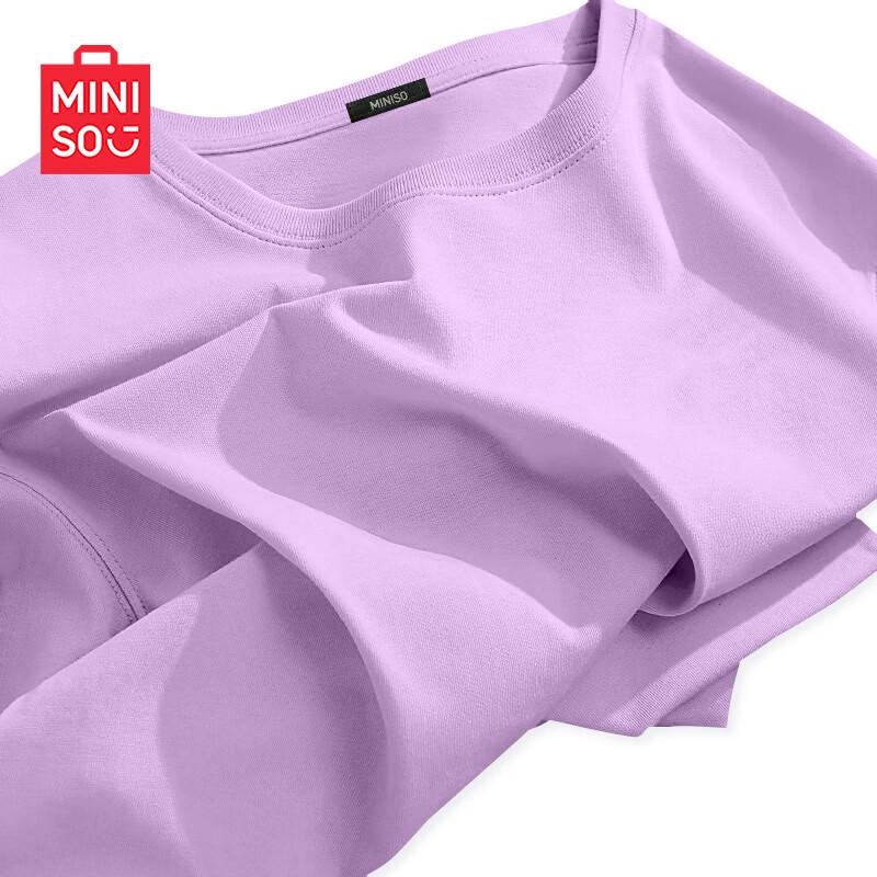 MINISO Women s Pure Cotton Short Sleeve T-Shirt S