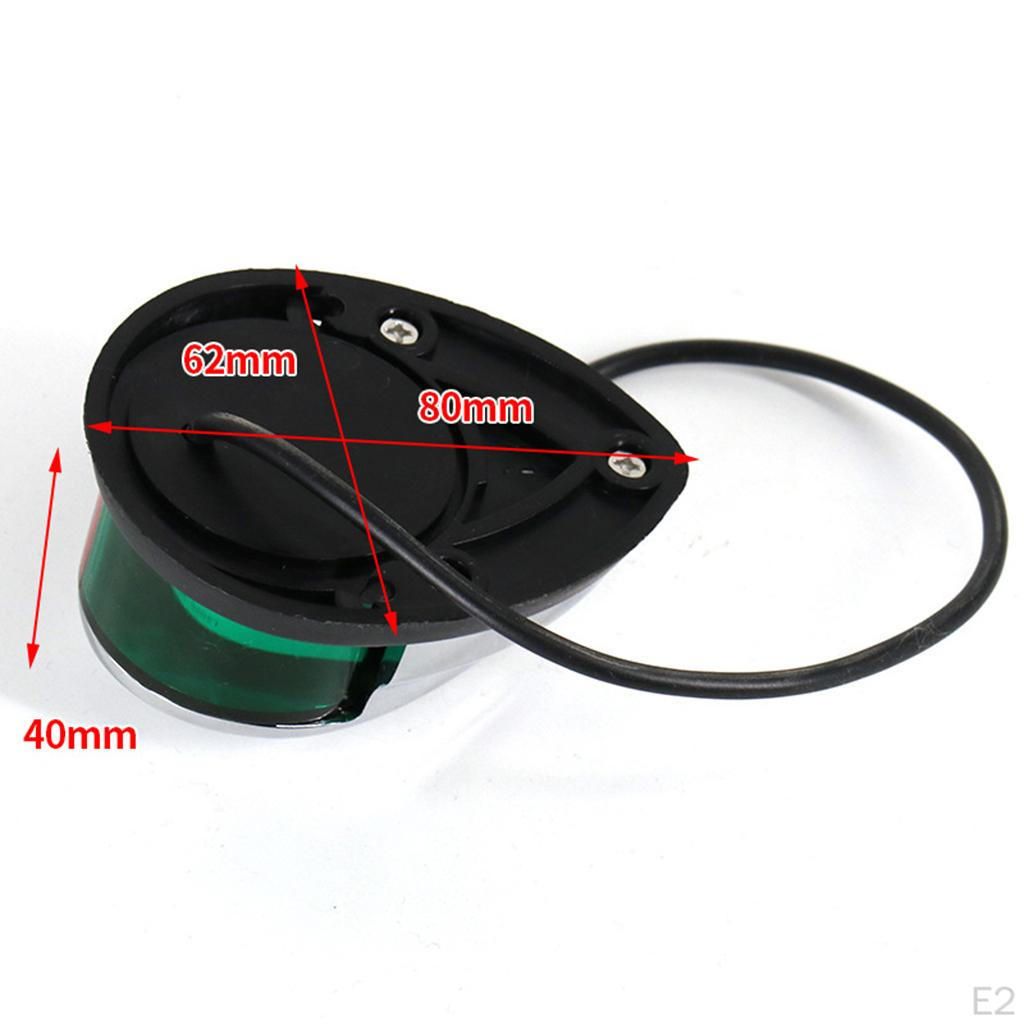LED Boat Navigation Light Sailing Signal Durable Waterproof