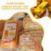Slow Rising Cheese Cake Squishy Grilled Rice Cake Sensory Fidget Toy  Children Gift