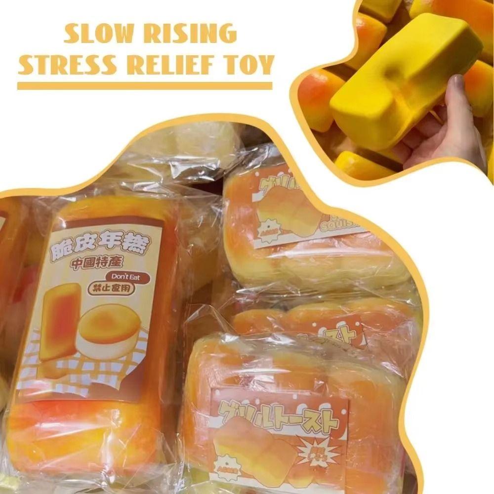 Slow Rising Cheese Cake Squishy Grilled Rice Cake Sensory Fidget Toy  Children Gift