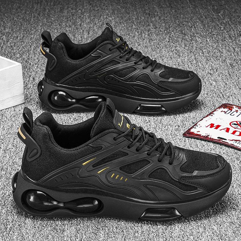 Men's shoes spring new men's low-top versatile running sports thick-soled shock-absorbing dad shoes