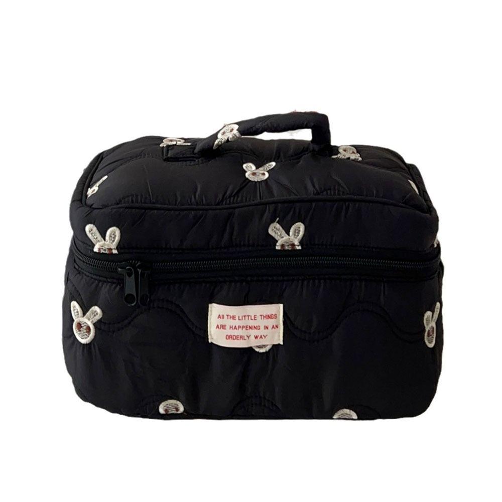 High Quality Embroidery Makeup Bag Storage Bag Large Capacity Cosmetic Bag Travel Organizer Portable Washbag
