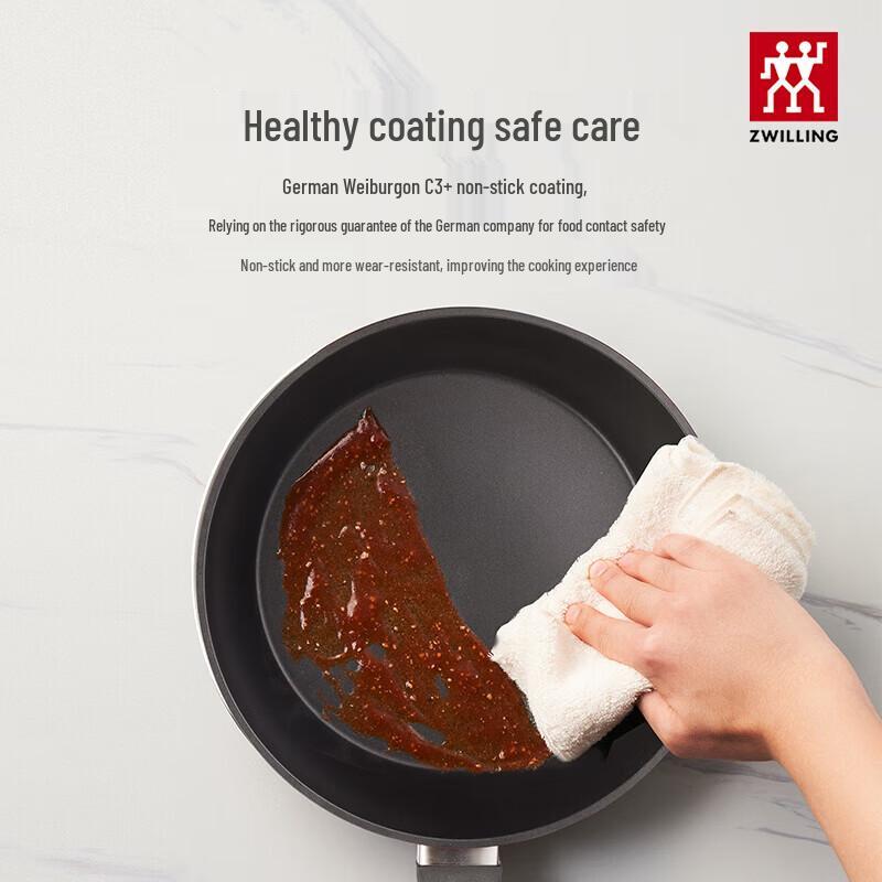 Zwilling Non-Stick Frying Pan with Silicone Spatula